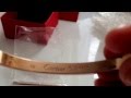 review on fake Cartier love bracelet.