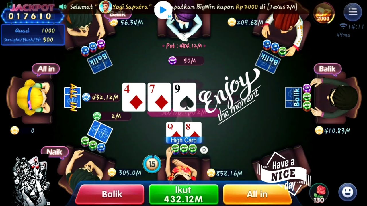Ilustrasi topik cara menang texas holdem ulasan
