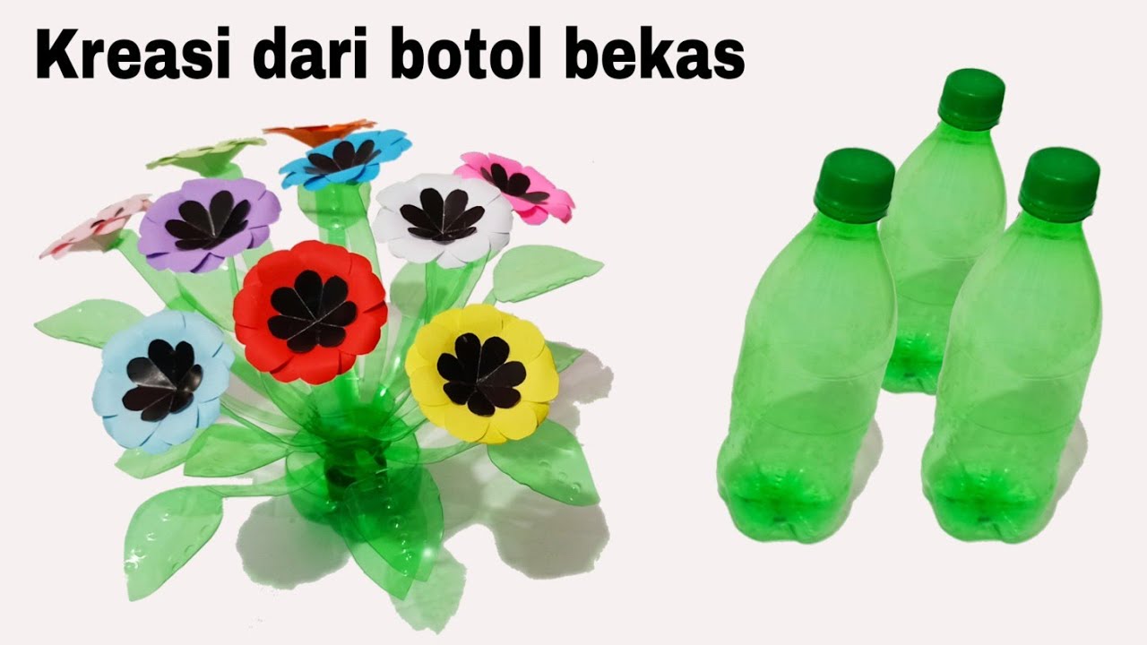 Bottle craft ideas Kerajinan  dari botol  bekas  