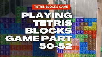 PLAYING COLORFULL TETRIS BLOCKS PUZZLE (asmr part 50-52)