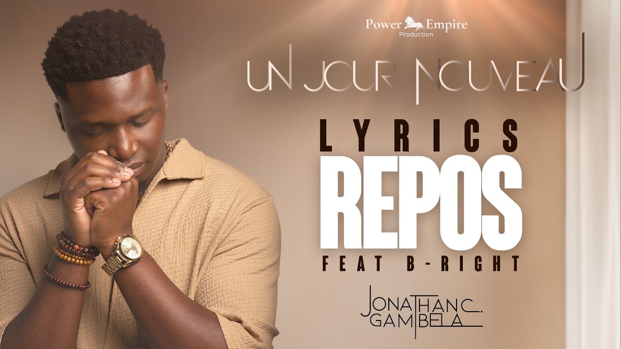 Watch Jonathan C. Gambela - Repos ft B-Right (audio+paroles) on YouTube Watch Jonathan C. Gambela - Repos ft B-Right (audio+paroles) on YouTube