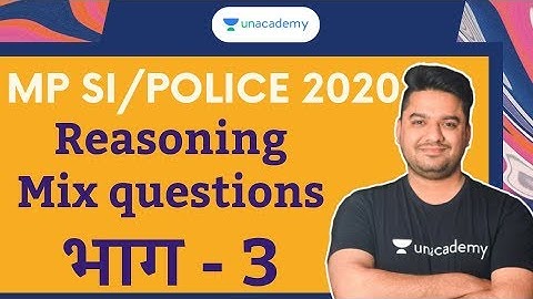 MP POLICE 2020| Reasoning mix questions | Part 3 | Reasoning for MP SI, MP Police 2020 | Rohit Khera