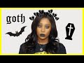 PROVIAMO A FARE UN TRUCCO GOTICO 🖤È POSSIBILE SU PELLE SCURA? 🙈| GOTH MAKEUP TUTORIAL DARK SKIN