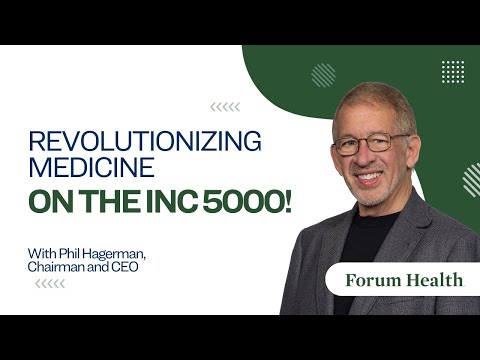 Forum Health's CEO Phil Hagerman shares a special message on this exciting announcement, what it means for Forum Health and the company's vision for the future.