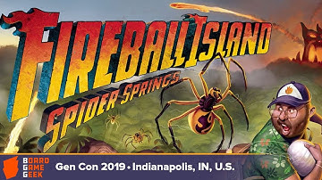 Fireball Island: Spider Springs game overview at Gen Con 2019