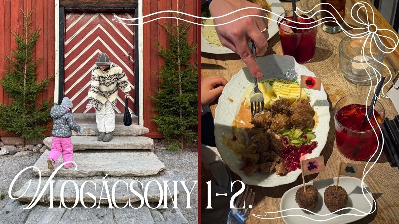 SVÉDességkóstolás és skanzen🇸🇪🫎 | VLOGÁCSONY 1-2.