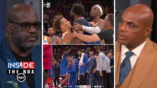 Inside The NBA| Shaq & Chuck on Dyson Daniels, Mitchell Robinson ejections as Knicks embarrass Hawks