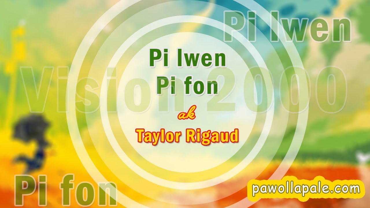 Rodophe Mathurin PI LWEN PI FON avèk Taylor Rigaud, Me. Stanley Gaston, Prof Rodolphe ...