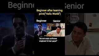 "When your code runs in first attempt 😎💻"#shorts #funny #memes @LearnComputerWithRCS