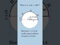maths concept why π rad =180° #boards #physics #maths