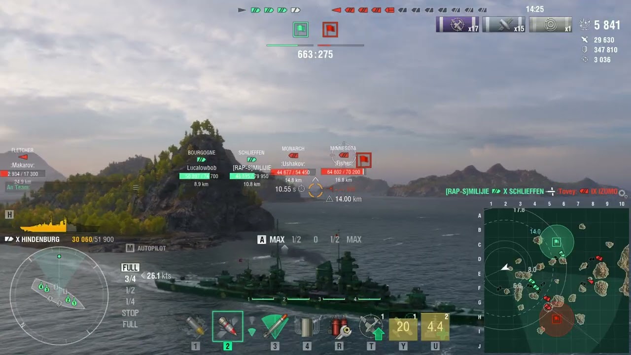 WORLD OF WARSHIPS VERWERFUNGSLINIE