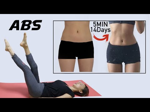 (SUB) BEST ABS WORKOUR 5MIN (LAYING DOWN)