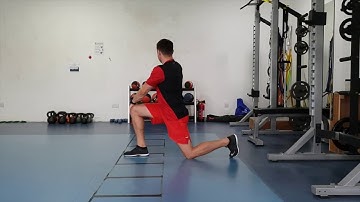 Half-Kneeling Hip Flexors Stretch + T-Spine Rotation