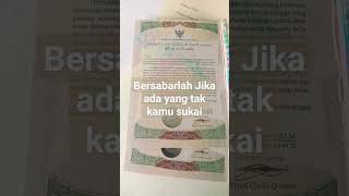 Nasehat Pernikahan di Balik Cover depan Buku Nikah