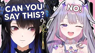 Nerissa bullied Biboo with a tongue twister 【HOLOLIVE EN】