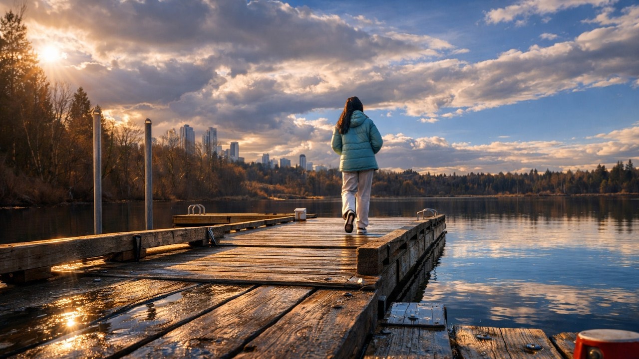 Deer Lake Regional Park, Burnaby | Relaxing Lakeside Walk for Stress Relief & Mindfulness,
