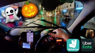 Spooky and Wet HALLOWEEN Food Delivery Shift!  Does Pay Day Increase Order Volume?