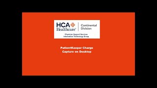 Using Charge Capture From Patient List