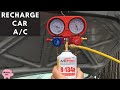 Recharge Car A/C System | 134a Refrigerant