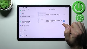 Xiaomi Pad 5 - How To Activate Quick Launch