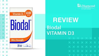 اقراص بيودال Biodal الغنية بفيتامين د، المهم لصحة العظام، ولحمايتها من هشاشة العظام