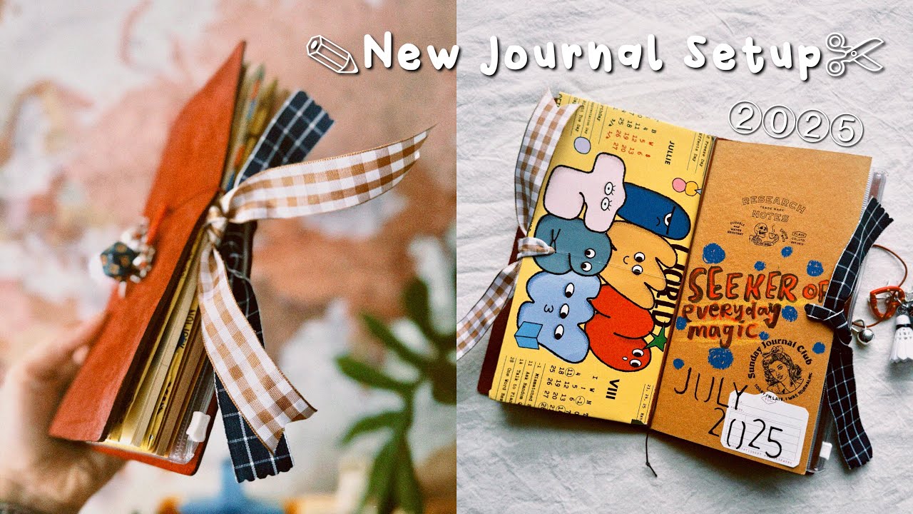Mid-Year Journal Setup 2025 ♡ Traveler's Notebook