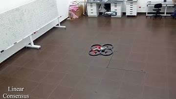 Disturbed Circular Trajectory for Two Quadcopters Using Linear Consensus Coordination