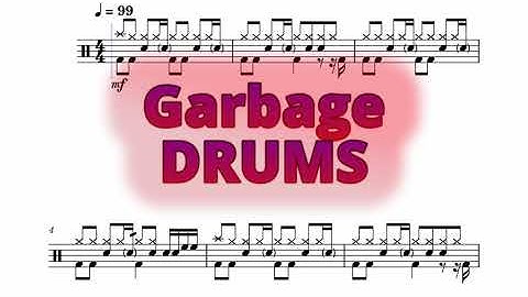 Garbage - Twenty One Pilots - Drums Sheet Music