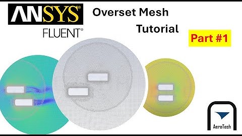 [ANSYS Fluent Tutorial] Overset mesh Part1 | Overtaking process (v2022R2)
