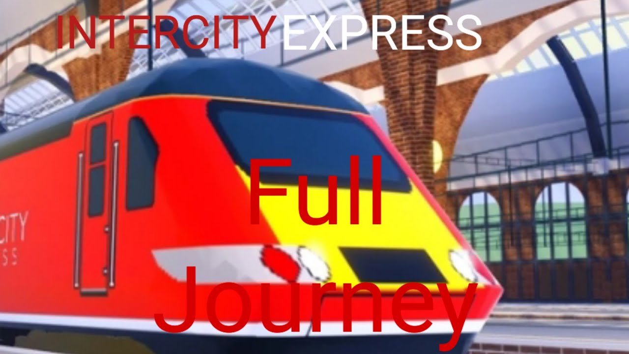 Me Playing Roblox Intercity Express Denthrope To Iserband