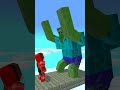 Hulk JJ Muscle Rush - Maizen Minecraft Animation #maizen #minecraft #shorts