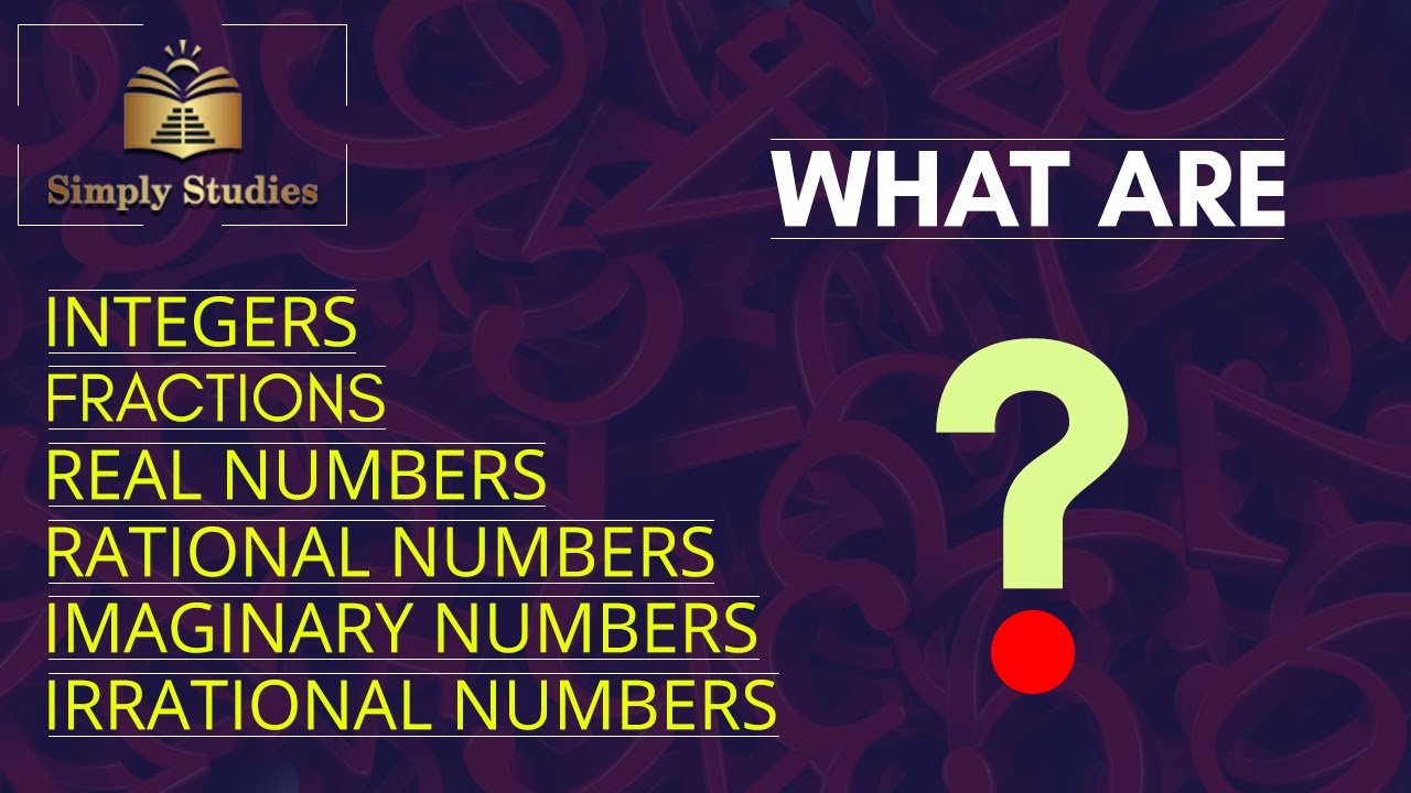 What are Real numbers, Integers, Rational numbers? - YouTube