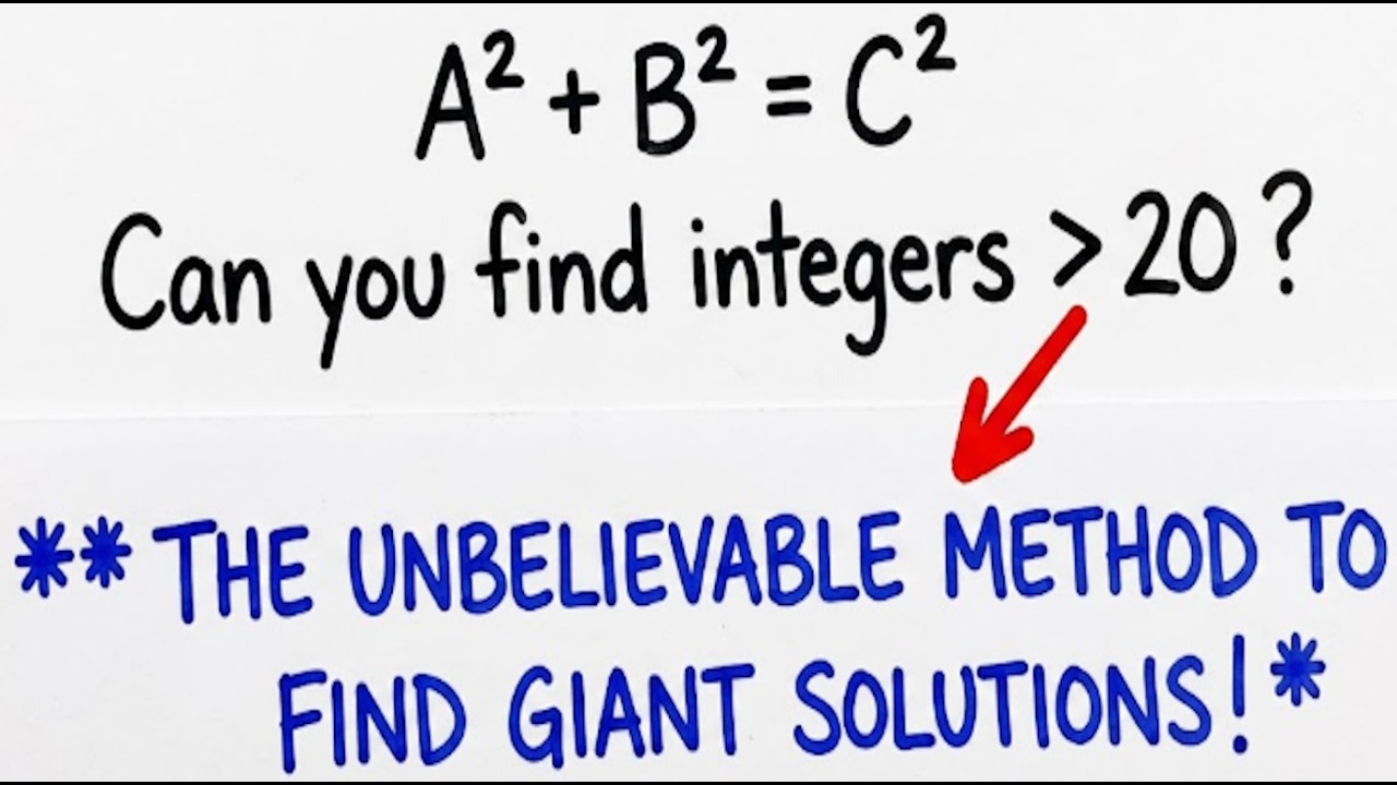 Generate Any Pythagorean Triple in Seconds