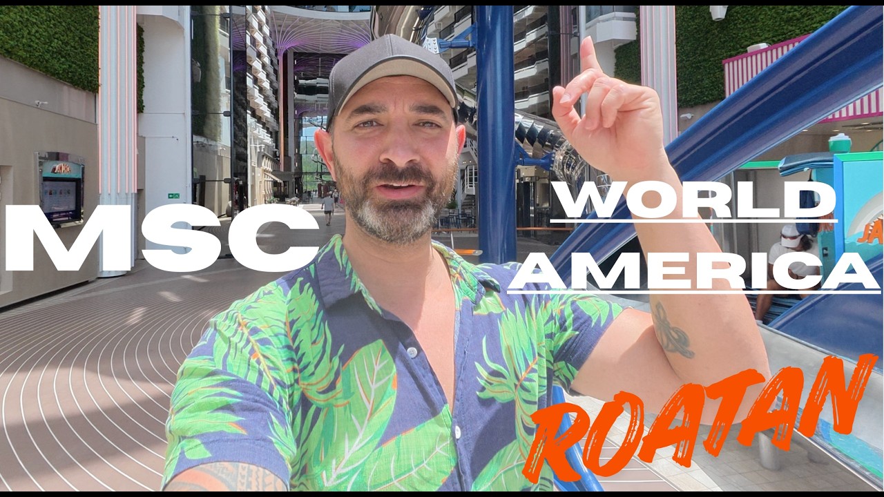 🚢 MSC WORLD AMERICA in ROATAN, HONDURAS! 🇭🇳 | Day 3 FULL Ship & Port Tour