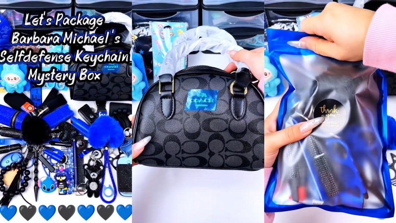 New Coach Set😍 ‎Big 30 scoop order packing| Satisfying ASMR| Selfdefense & Cutebag| Enjoy💋