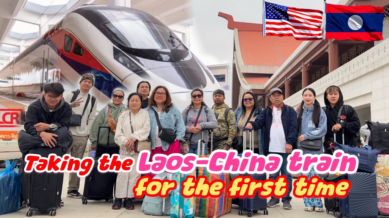🇺🇸 จะเป็นไงถ้าคนอเมริกานั่งรถไฟลาวจีนครั้งแรก! 