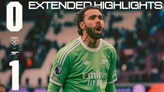 EXTENDED HIGHLIGHTS | West Ham United v Arsenal (0-1) | Trossard | Premier League