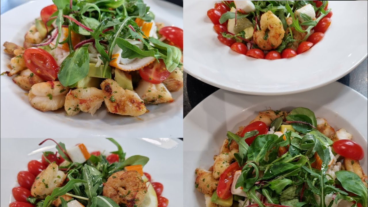 سلطة الأرز بطريقة راقية   🦐🦐🥗salade printanière avec chef hicham