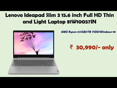 Lenovo Ideapad Slim 3 AMD Ryzen 3 15.6 inch Full HD Thin and Light Laptop 81W10057IN reviews