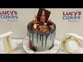 Drip cake con crema vegetal | chantilly marmoleado | chocolate con molde | errores en la pastelería