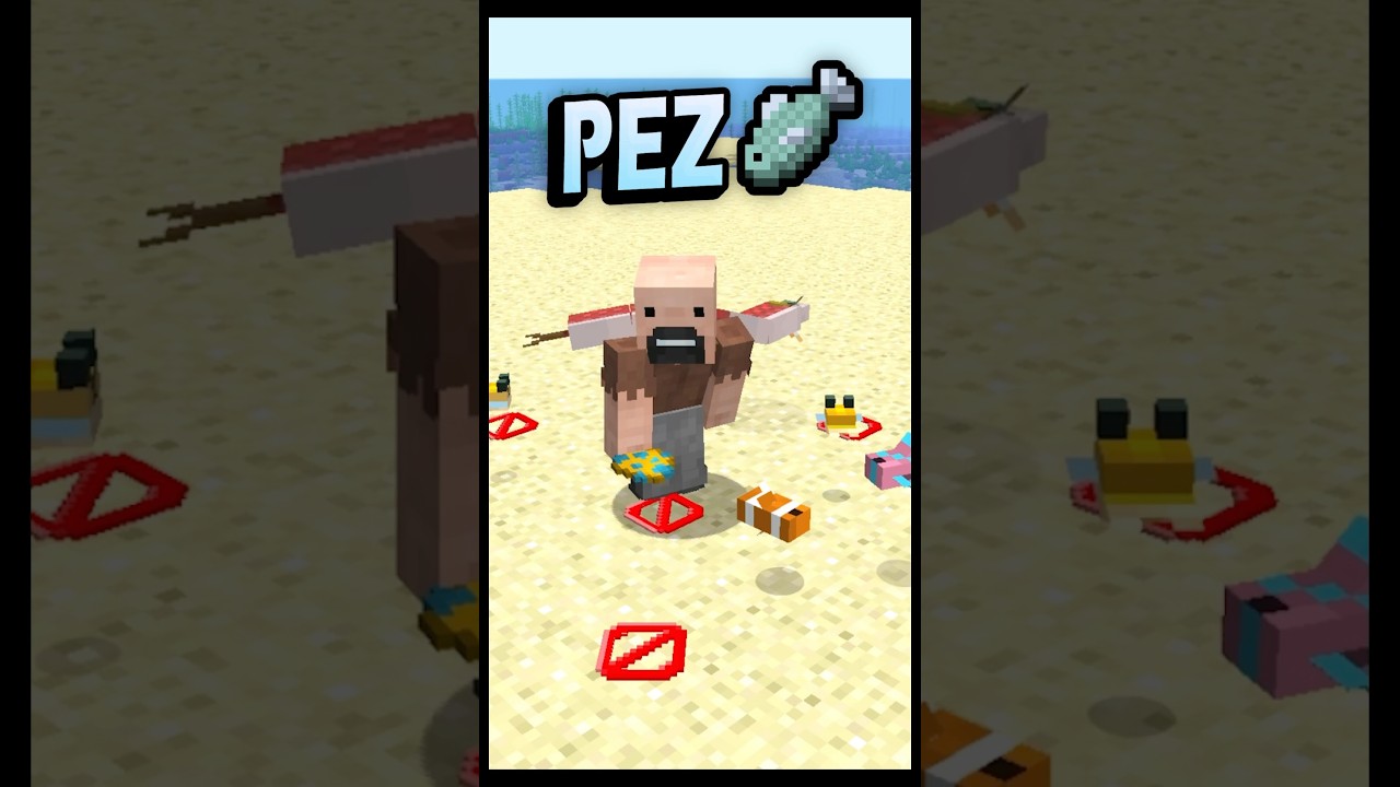 La HISTORIA de los PECES de #minecraft 🐟