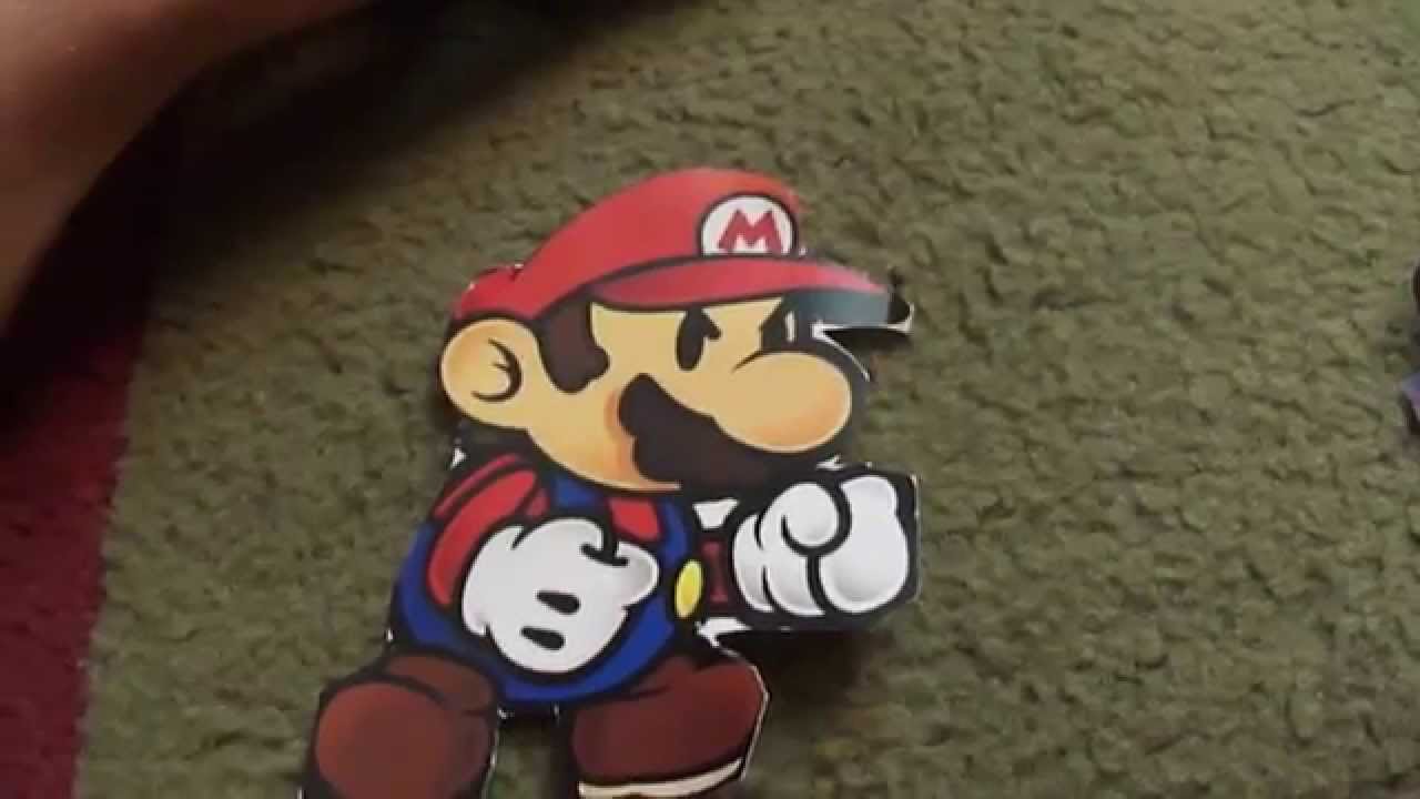 Paper Mario vs Paper Mario Head and his computer! - YouTube