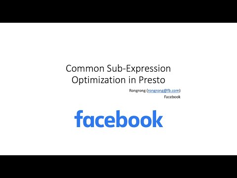Common Sub Expression Optimization at Facebook