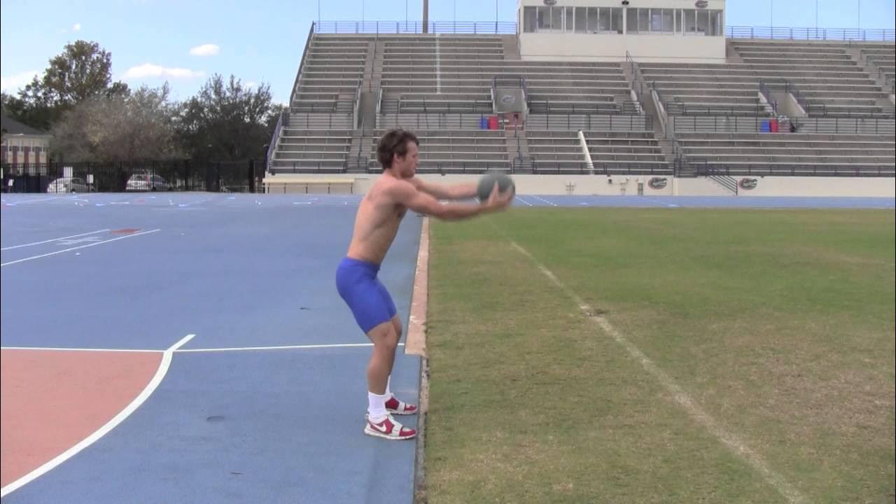 Med Ball Underhand Forward Throw YouTube