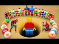 Giant Toothpaste Eruption from LEGO Minifigure Hole - Orbeez Balloons &amp; Big Coca-Cola vs Mentos