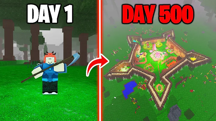 500 Days to Build a Safest AFK Base in 99 Nights in the Forest