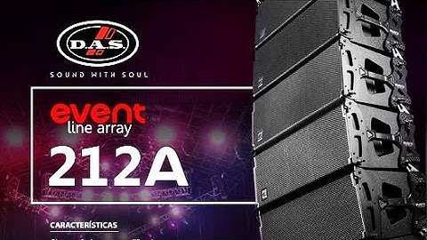 DAS Audio Event 212A 3 way Powered Line Array System