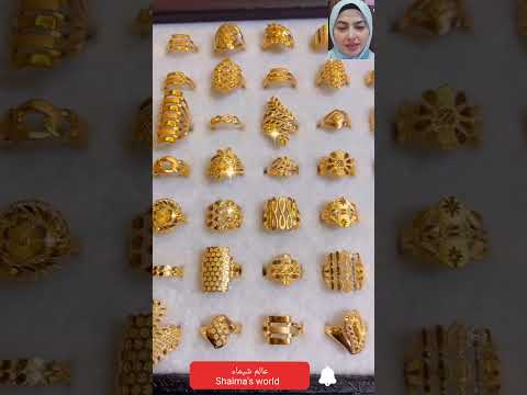 خواتم تركى جنااان ذهب عيار 22