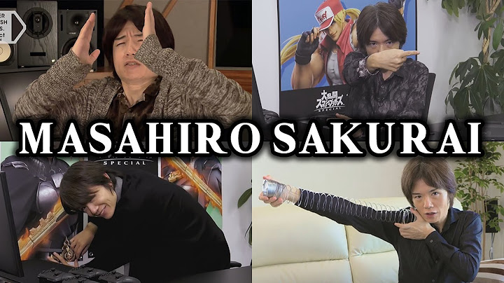 Masahiro Sakurai Wholesome Smash Bros Moments Compilation