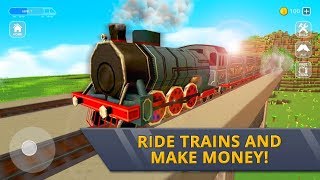 Railway Station Craft: Magic Tracks Game Training (Android Gameplay Trailer) screenshot 3